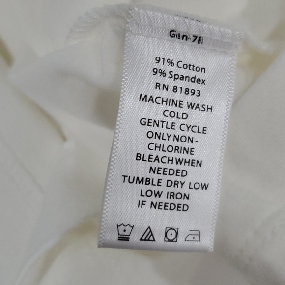 MOTTO SLEEVELESS OFF WHITE TANK (1X) - Picture 5 of 5